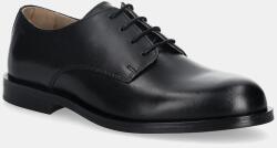 Calvin Klein férfi bőr félcipő ESS RUBBER DERBY LTH - fekete Férfi 43