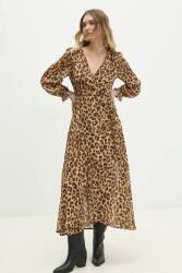 ANSWEAR selyem ruha - bézs S - answear - 34 990 Ft