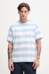 Lindbergh pamut póló - kék L