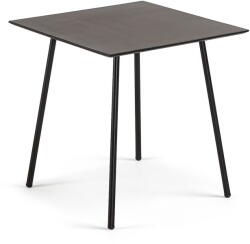 Kave Home Ulrich fekete asztal, 75 x 75 cm - Kave Home