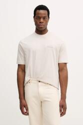 Giorgio Armani pamut póló - bézs L - answear - 17 990 Ft