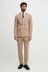 Lindbergh öltöny - bézs 50 - answear - 79 990 Ft