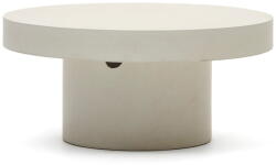 Kave Home Beton kerek kerti dohányzóasztal ø 90 cm Aiguablava - Kave Home