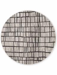 Ted Baker Covor pentru exterior și interior negru/crem rotund ø 200 cm Haringey Crouch - Ted Baker Covor