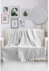 Viaden HN világosszürke pamut ágytakaró, 170 x 230 cm - Viaden