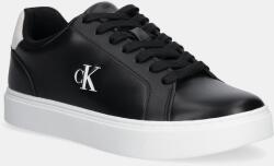 Calvin Klein bőr sportcipő CLASSIC CUPSOLE LACEUP LTH - fekete Férfi 44 - answear - 37 990 Ft