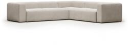 Kave Home Bézs zsenília sarokkanapé Blok - Kave Home - bonami - 980 093 Ft