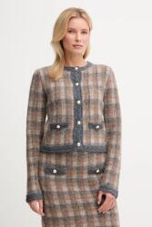 JOOP! gyapjú kardigán - barna 34