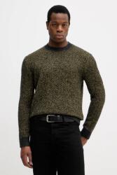Sisley gyapjúkeverék pulóver - zöld M - answear - 38 990 Ft