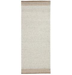 Kave Home Bézs kétoldalas-kézi szövésű gyapjú futószőnyeg 80x200 cm Nifelia - Kave Home