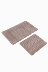 Foutastic Barna fürdőszobai kilépő szett 2 db-os 50x80 cm Yeni Cizgli - Foutastic