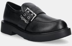 Love Moschino bőr mokaszin - fekete Női 39 - answear - 55 990 Ft
