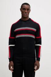 Giorgio Armani pulóver gyapjúkeverékből - sötétkék M - answear - 42 990 Ft