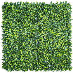  GreenWall Mesterséges Növényfal Panel, 1 m2 (Aura) | Gondozásmentes Zöldfal Kültérre és Beltérre - UV-stabil