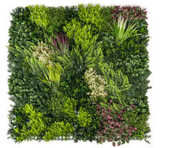  GreenWall Mesterséges Növényfal Panel, 1 m2 (Fern) | Gondozásmentes Zöldfal Kültérre és Beltérre - UV-stabil