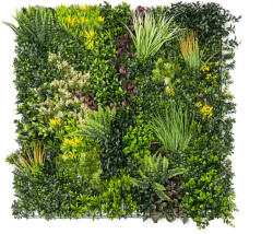  GreenWall Mesterséges Növényfal Panel, 1 m2 (Eden-1) | Gondozásmentes Zöldfal Kültérre és Beltérre - UV-stabil