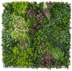  GreenWall Mesterséges Növényfal Panel, 1 m2 (Oasis-1) | Gondozásmentes Zöldfal Kültérre és Beltérre - UV-stabil