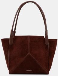 Victoria Beckham bőr táska - barna Univerzális méret