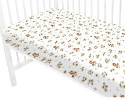  Baby Shop 60*120 cm pamut, gumis lepedő - bézs kacsa