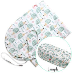 Scamp Formázható univerzális szoptatós párna pamut huzat - Hedgehog New