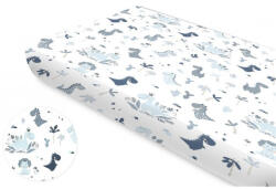  Baby Shop pamut, gumis lepedő 70*140 cm - Dinó