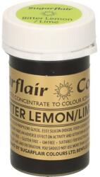 Sugarflair Colours Gél szín Bitter Lemon 25 g - Sugarflair (A102)