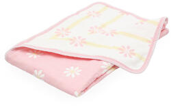 Scamp hatrétegű takaró 75*100 cm - Rose White Flower