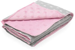 Scamp Minky kétoldalú takaró 75*100 cm - Rose Grey