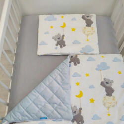 Scamp velvet ágynemű garnitúra 75x100 cm - Cloud Bear Blue