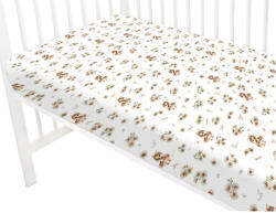  Baby Shop pamut, gumis lepedő 70*140 cm - bézs kacsa