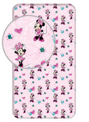 Jerry Fabrics Cearșaf Minnie "Flowers" 90x200 cm