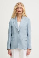 Weekend Max Mara len blézer NALUT - kék 38