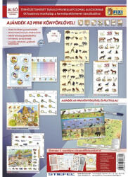 Stiefel Tanulói munkalapcsomag természetismeret alsós Mo. állatai A3 alátéttel kék filctollal (TMCSOMAG9)