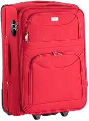 ORMI piros két kerekű textil nagy bőrönd