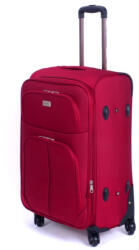 ORMI bordó textil négykerekű nagy bőrönd