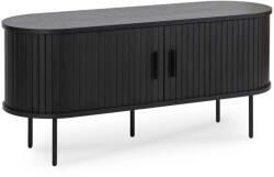 Mebel Elite TV Állvány Fekete színben. 2 ajtós. TRISH 120 cm (ME-TRISH-CZ-RTV120)