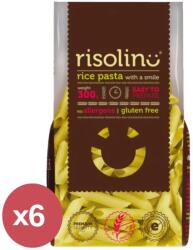 Risolino Gluténmentes rizstészta Penne csomag 6X300 g - naturreform