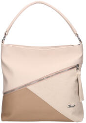 Karen 1514 bézs rózsa rostbőr táska