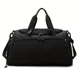  Utazótáska -fekete- Steppelt- 54 X 27 X 25 Cm (xa88373-1)