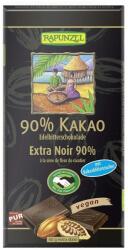 RAPUNZEL Bio csokoládé, Keserűcsokoládé 90%-os kókuszvirág cukorral 80 g