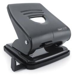 Rapesco Lyukasztó, kétlyukú, 30 lap, fém, RAPESCO 827 , fekete (PF827AB1) - papir25