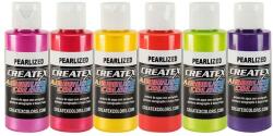 CreateX Colors CreateX gyöngyházfényű készlet II 5811-00, 6x60ml (CREATEX) (Crea-PE-set II)