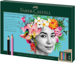 Faber-Castell Faber-Castell Polychromos színes ceruza 17db + kiegészítők (210052)