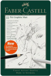 Faber-Castell Faber-Castell Pitt Matt grafitceruza 11db fémdoboz (115220)