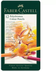 Faber-Castell Faber-Castell Polychromos színes ceruza 12db fémdoboz (110012)