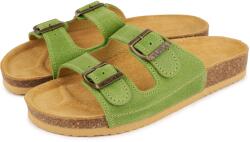 Vlnka Laura női anatómiai parafa papucs, világoszöld felnőtt cipő méret 40