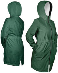 Takoy Panou cu croială pentru geacă softshell damă puncte albe 4 mm pe verde închis mărimea 34 - De primăvară