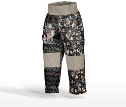 Takoy Panou cu croială pentru pantaloni softshell forest/pădure pe negru mărimea 122 - De primăvară