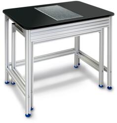 KERN & SOHN YPS-03 antivibrációs mérlegasztal, mérőasztal gránitlappal 800×600×785 mm, alumínium, 46 kg (YPS-03)