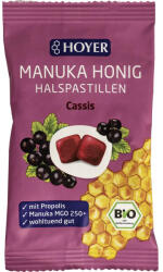 Hoyer Dropsuri bio cu propolis, coacaze si miere de Manuka 250+, fara gluten, 30 g